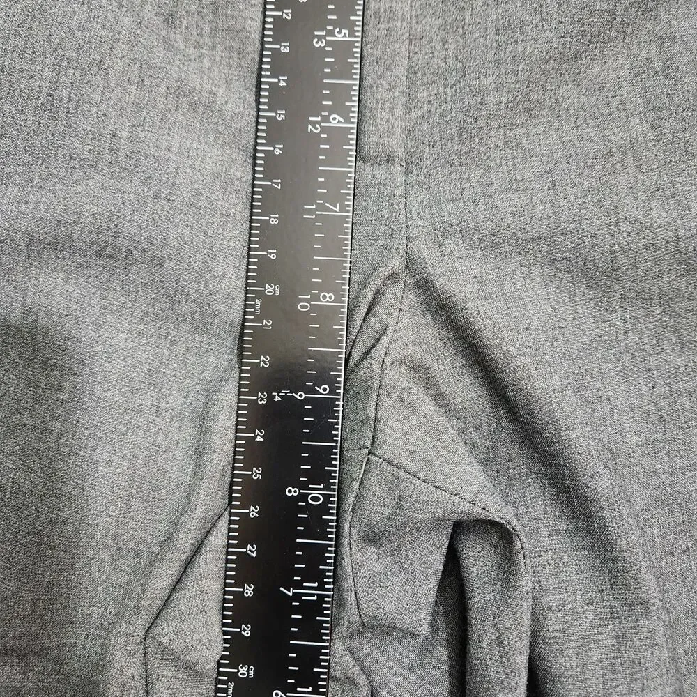 Ann Taylor LOFT Dress Pants Women 4 Gray Ann Mid Rise Straight Leg